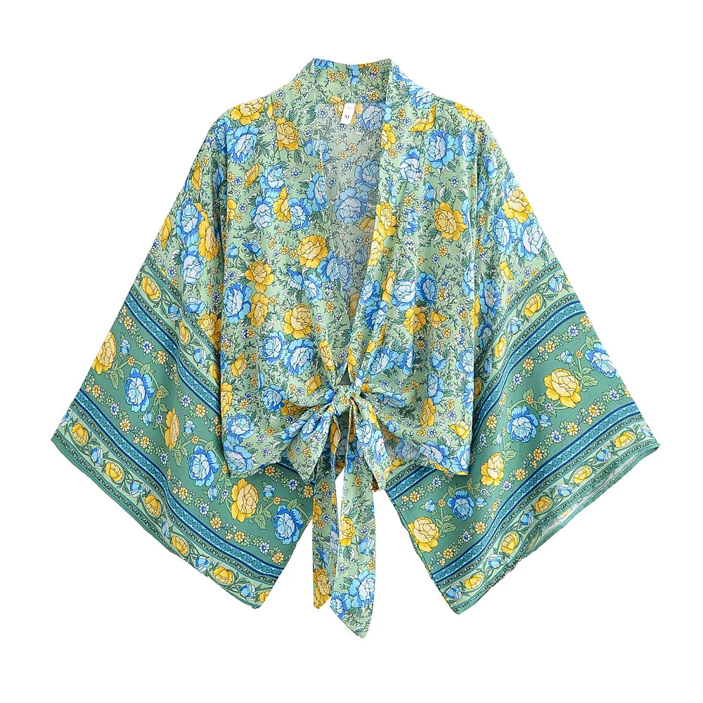 Kimono court cache-cœur | Rina