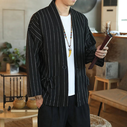 Veste kimono en lin | Momiji