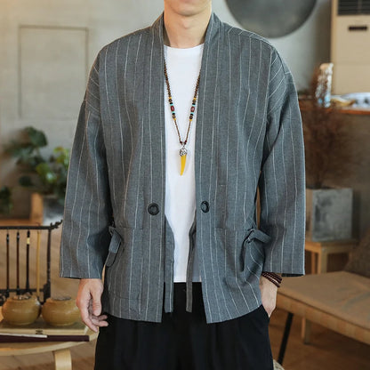 Veste kimono en lin | Momiji