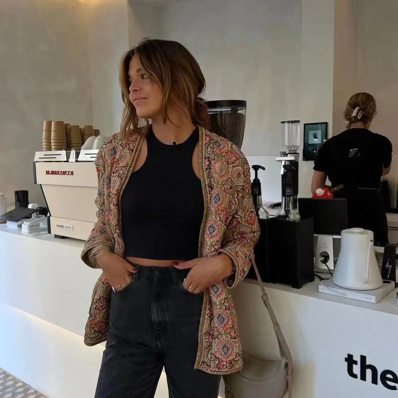 Veste kimono matelassée | Kazahana