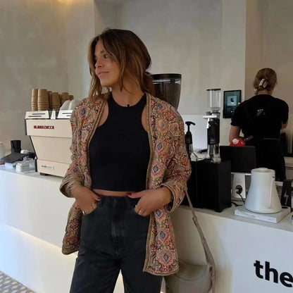 Veste kimono matelassée | Kazahana