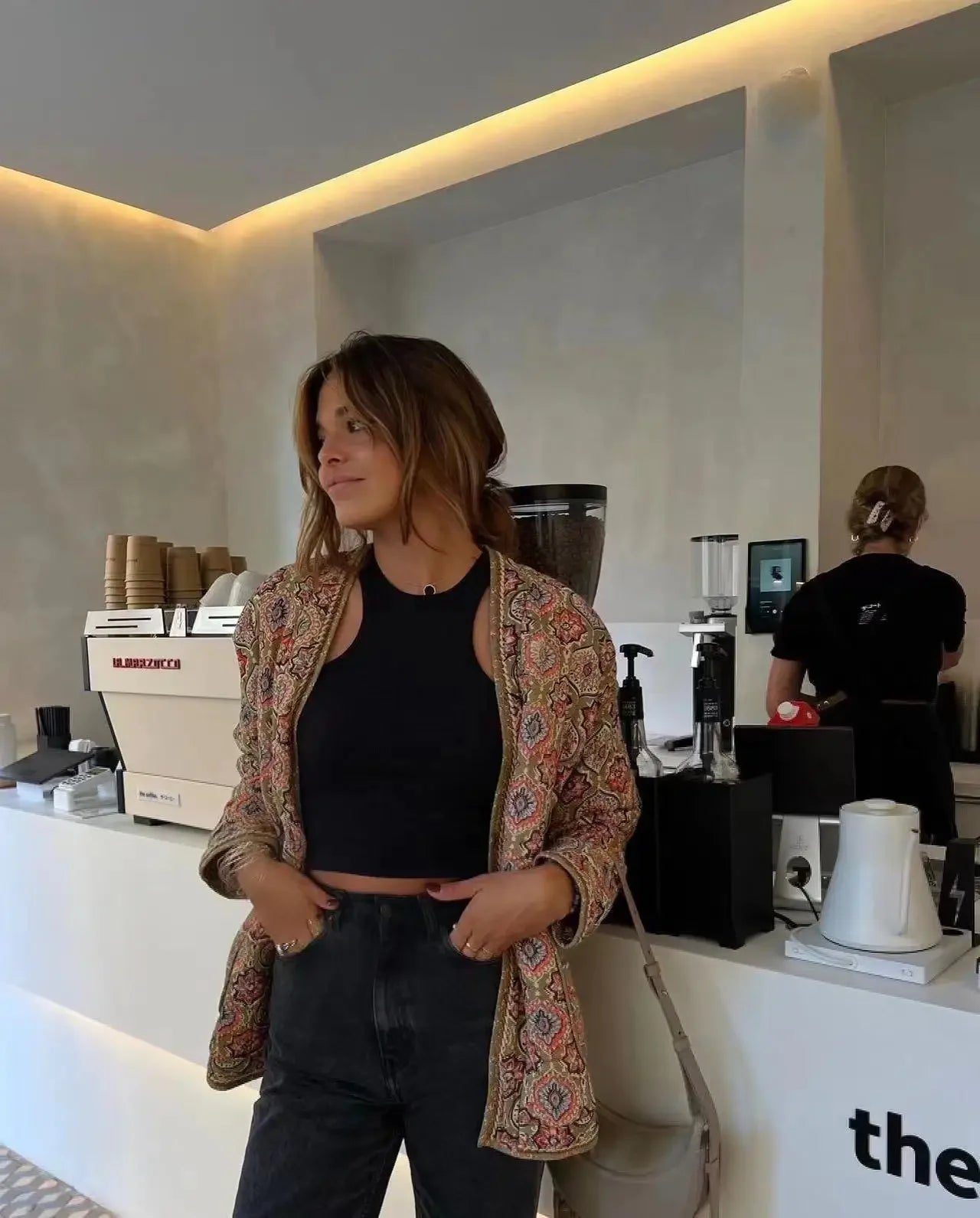 Veste kimono matelassée | Kazahana