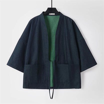 Veste kimono japonais denim | Harumi