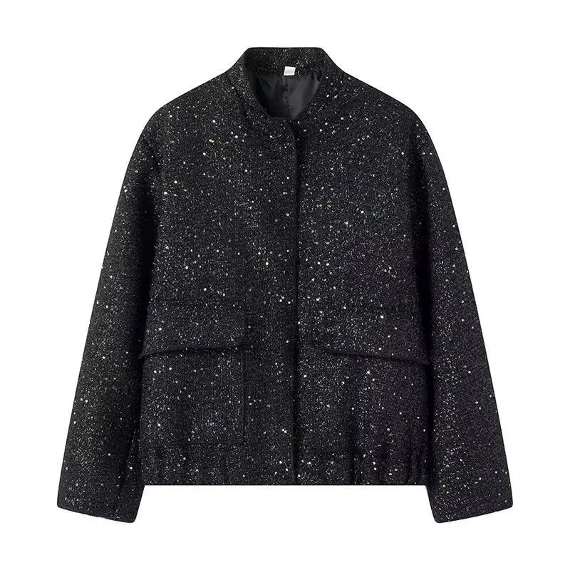 Veste courte texturée femme | Kiku - photographie produit 2