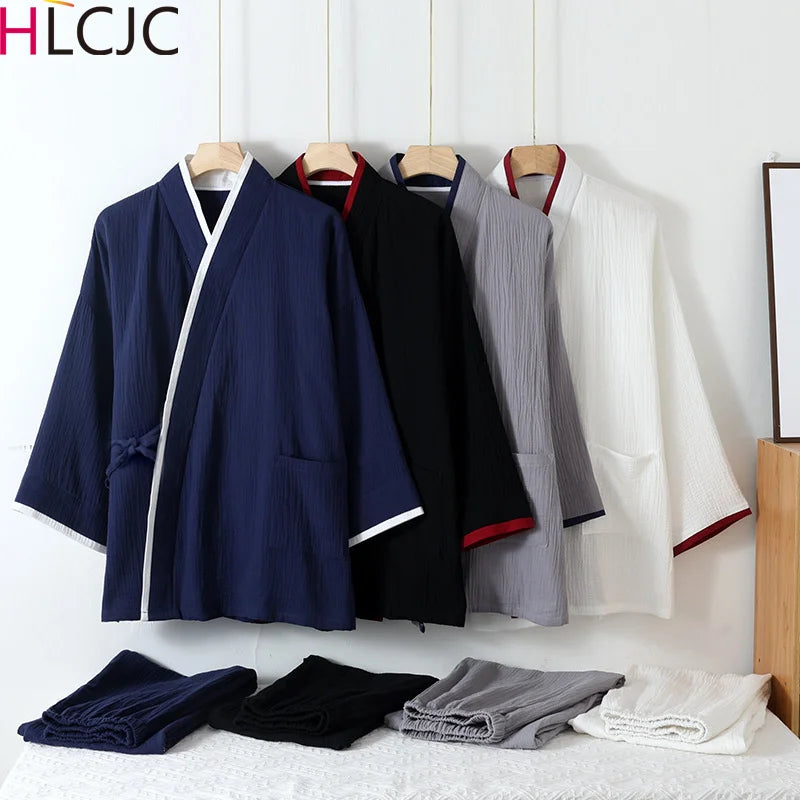 Ensemble pyjama kimono homme Komori - coloris disponibles