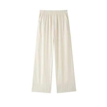 Ensemble kimono femme fluide avec pantalon taille haute à poches