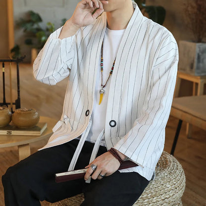 Veste kimono en lin | Momiji