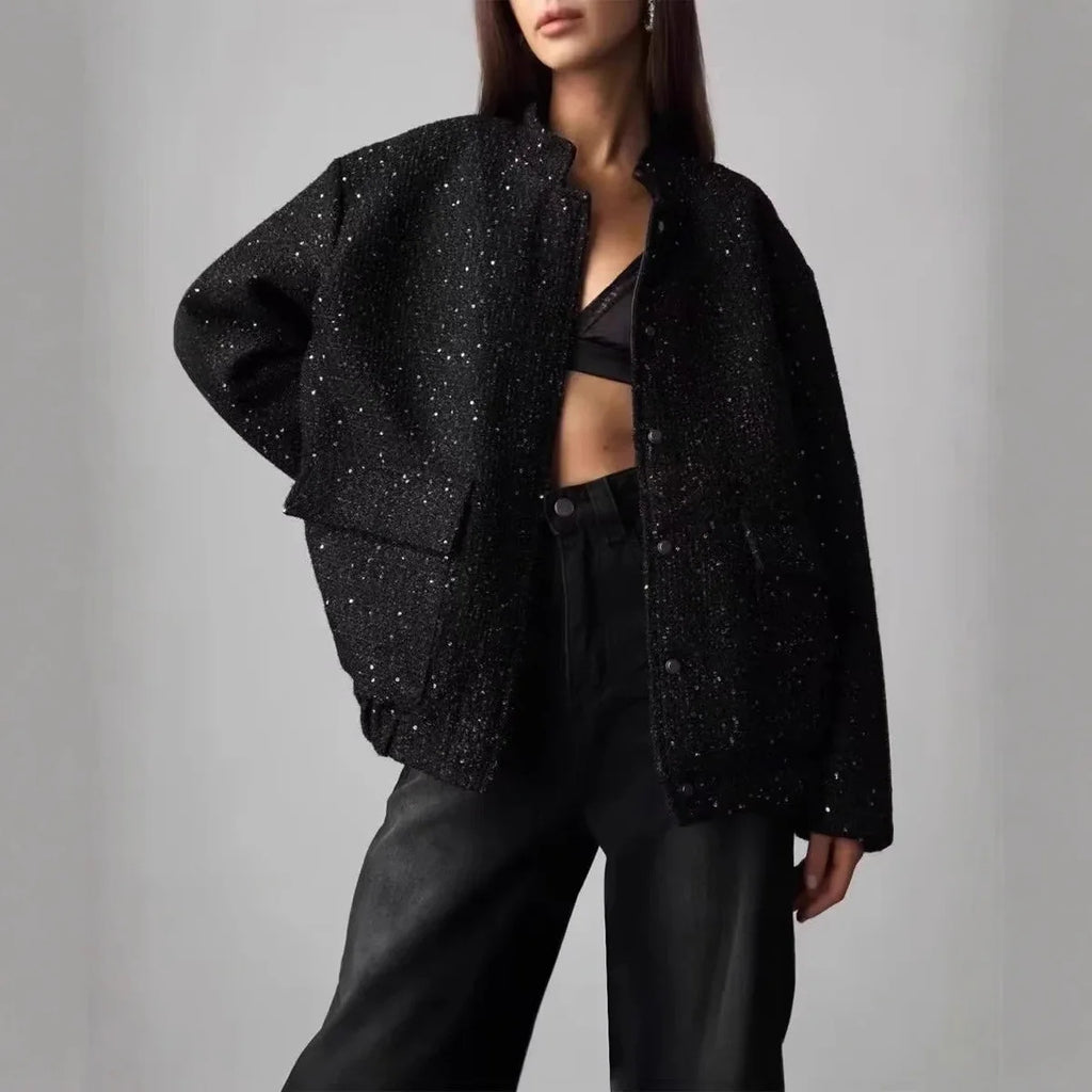 Veste courte texturée femme | Kiku - photographie produit 5