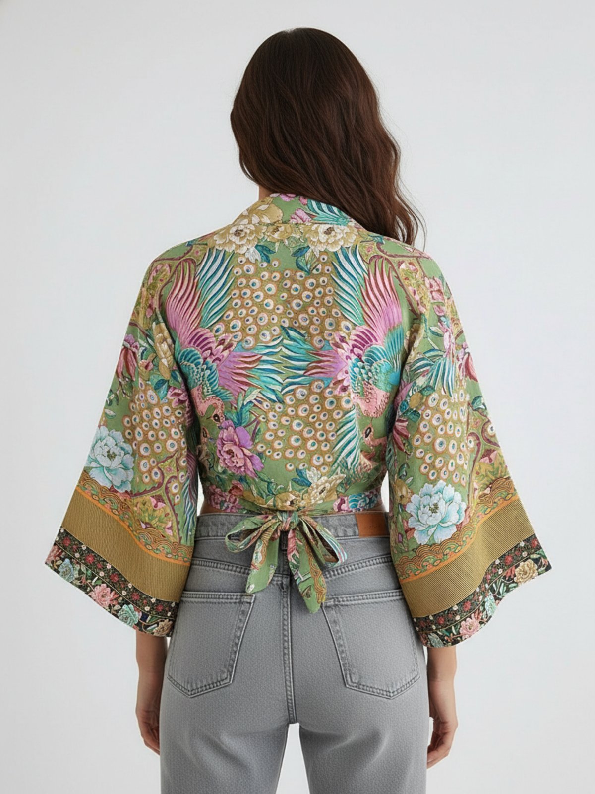 Kimono court cache-cœur | Miyabi