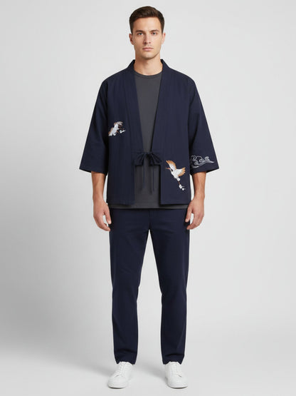 Veste kimono brodée | Miho