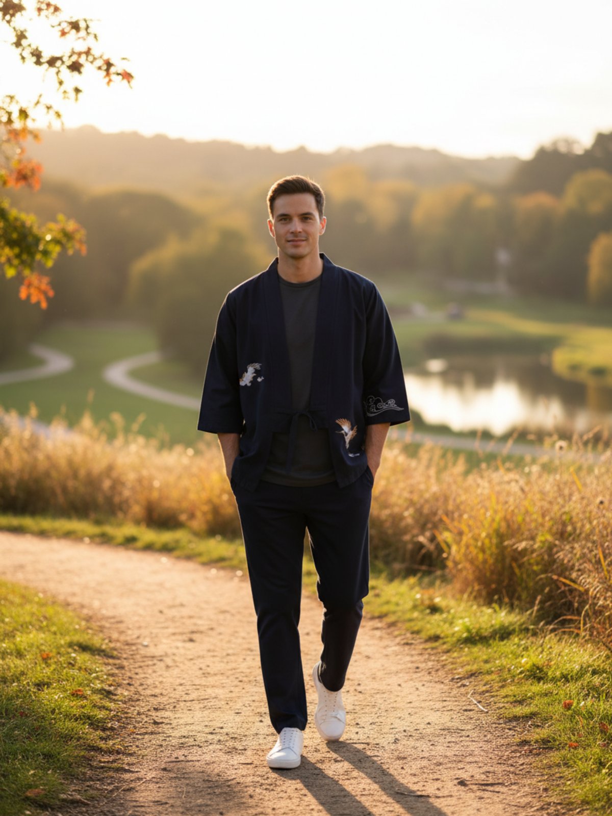 Veste kimono brodée | Miho