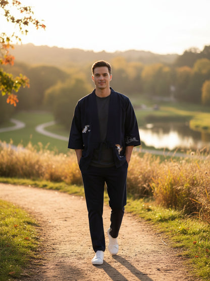 Veste kimono brodée | Miho