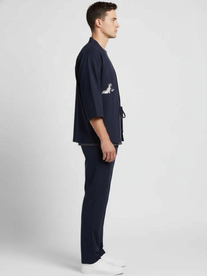 Veste kimono brodée | Miho