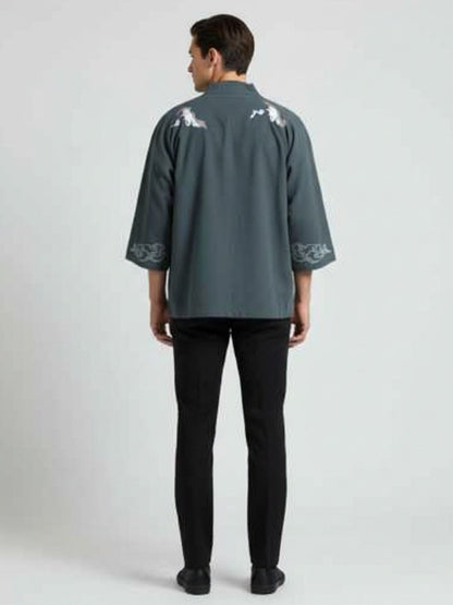 Veste kimono brodée | Miho