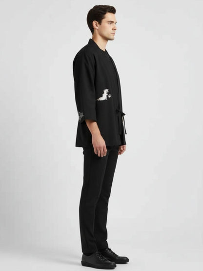 Veste kimono brodée | Miho