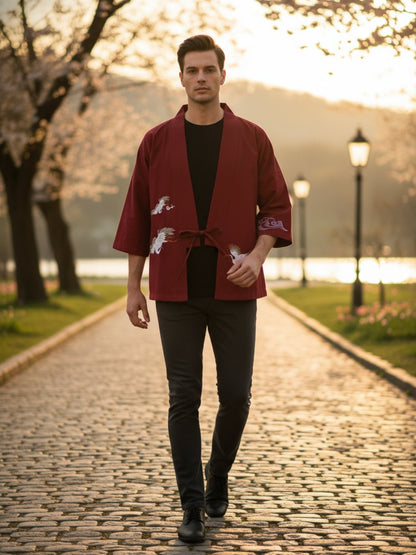 Veste kimono brodée | Miho