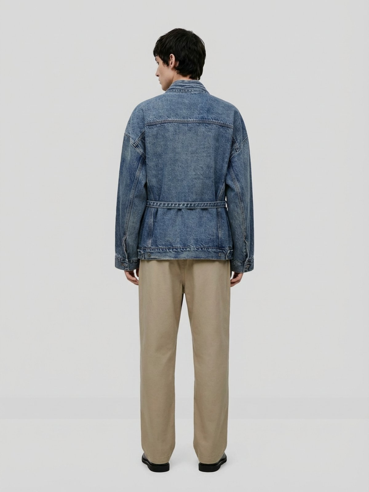 Veste kimono en jean | Ibuki