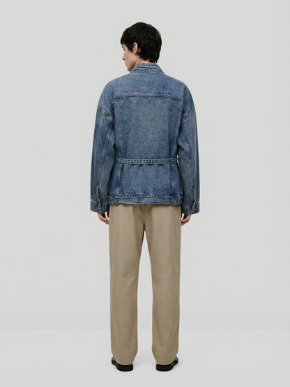 Veste kimono en jean | Ibuki