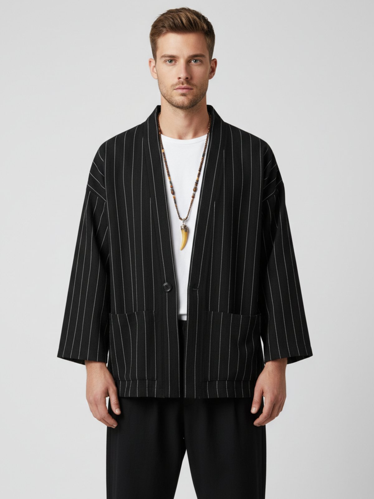 Veste kimono en lin | Momiji