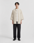 Veste chinoise homme Urara chanvre - vue de face